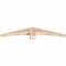 Ekena Millwork Bellingham Smooth Timber Gable Bracket, Douglas Fir, 60"W x 10"H x 3 1/2"D x 5 1/2"F, 4/12 Pitch GBW060X10X0406BEL00SDF - alternate 4